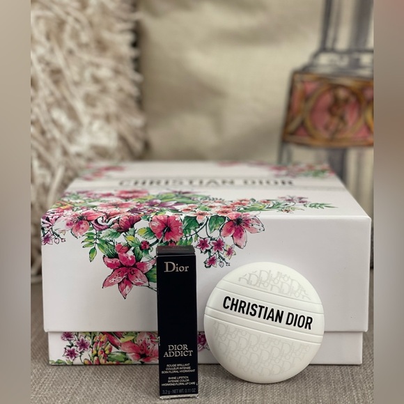DiOR Set⭐️🎁Gift Box🎁Full-Size Dior Le Baume & Dior Addict🌸877 Blooming Pink - Picture 4 of 13
